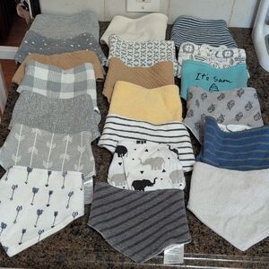 Assorted Baby Bandana Bibs